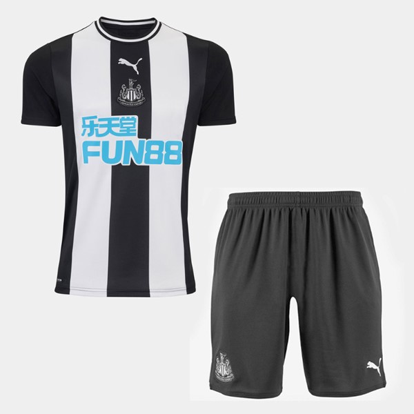 Camiseta Newcastle United 1ª Kit Niño 2019 2020 Blanco Negro
